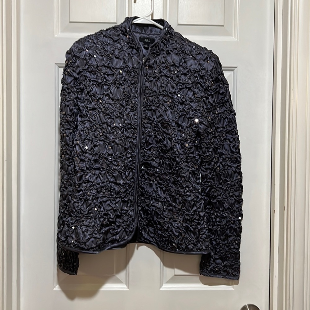 Sequined Satin evening jacket